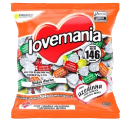 Bala Love Mania 584g Azedinha