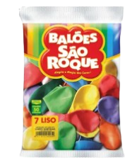 Balao Sao Roque 50uni  N-7 Imp. Sortido