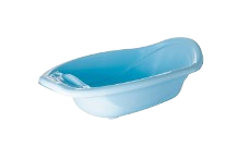 Banheira Plasutil 19lts Trama Baby Azul