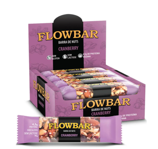 Barra De Cereal Flowbar 30g  Cranberry