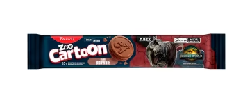 Biscoito Parati Rech.Cartoon 85g Brownie