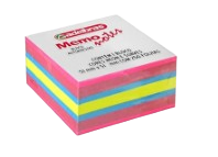Bloco De Recado Autoadesivo Memonote Neon