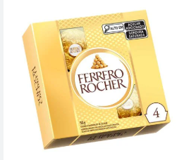 Bombom Ferrero Rocher 50g C/4
