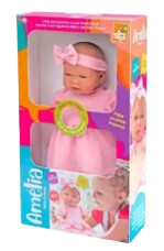 Brinq.Boneca Amelia Frases