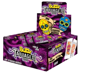 Chiclete Buzzy c 100 Un Uva