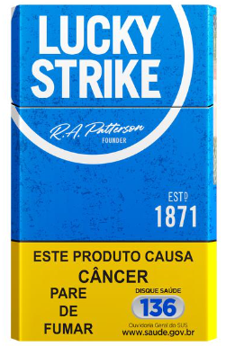Cigarro Lucky Strike Blue Patterson