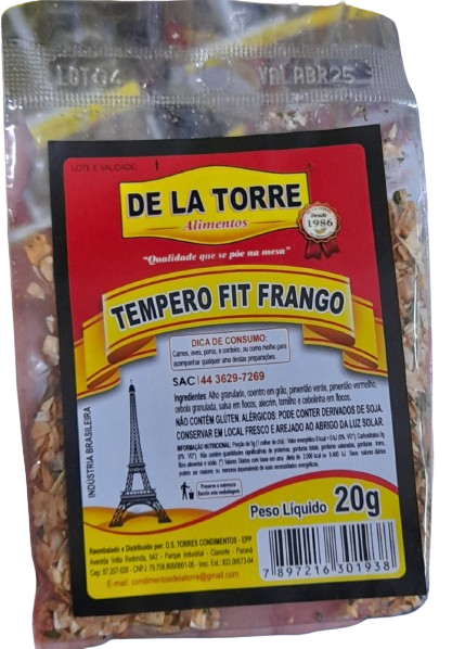 Cond.De La Torre 20g Tempero Fit Frango