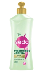 Creme p Pentear Seda 300ml Prebiotico e Biotina