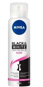 Desod.Nivea Aer.Fem Invisi.Bla.Wh 150ml