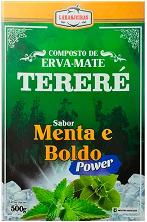 Erva Mate Laranjeiras s Menta/Boldo 500g