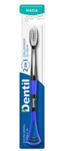 Escova D.Dentil 2em1 Com Limpador De Lingua