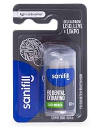 Fio Dental Sanifill 125m Extra Fino Menta