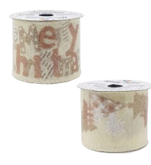 Fita Decorativa Natalina 6,3cm 2,7m Ref4127