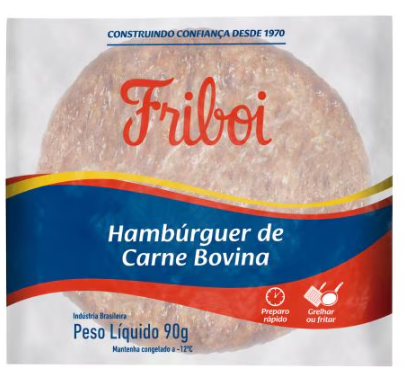Hamburger Friboi 90g