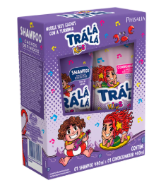 Kit Shampoo+ Condic.+cr p Tralala 480ml Cachos