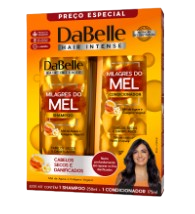 Kit Shampoo + Condic.Dabelle 425ml Mil. Do Mel
