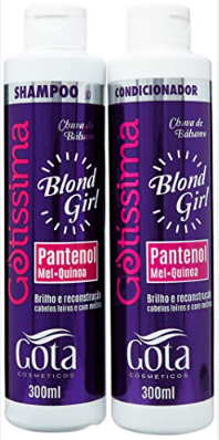 Kit Shampoo =Condic.Gota Cosm. 600ml Chuv. Bals