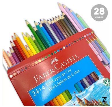 Lapis Cor Faber-Castel C/24 + 4 Tons Pastel