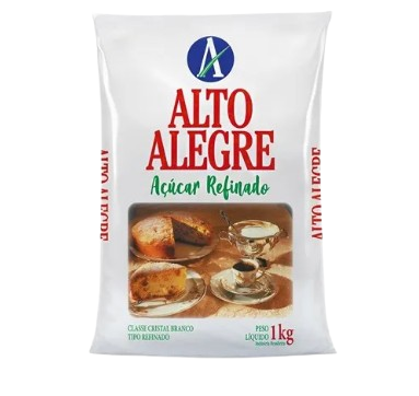 Materia Prima Acucar  Refinado Alto Alegre Kg