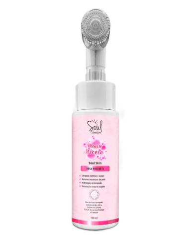 Mousse Micelar Soul Liq. Cosm.150ml Rosa Mos.