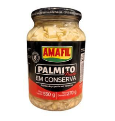 Palmito Amafil 530g Picado