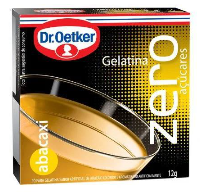 Po p Gelat.Oetker 12g Zero Abacaxi
