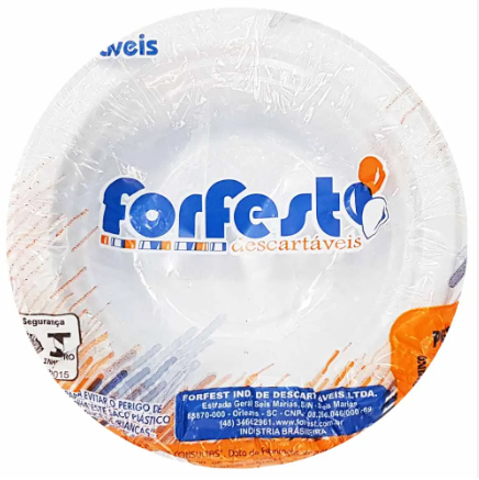 Prato Desc. Forfest C/10un Branco