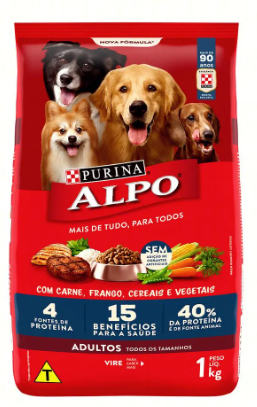 Racao Cachor Alpo Carne Vegetai