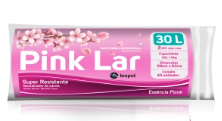 Saco P/Lixo Pink Lar 30l C/20