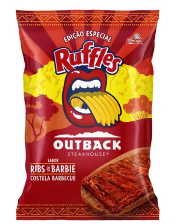 Salg.Batata Ruffles 65g Outback Ribs