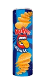 Salg.Batata Ruffles Tubo Tira Onda 100g Original