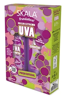 Shampoo Skala + Cond.350ml Uva