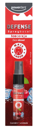Spray Bucal Powerdent Defense 15ml Ice Cereja