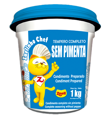 Tempero Zaeli 1,010kg Completo