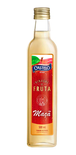Vinagre Castelo Vidro 500ml Maca
