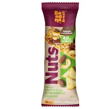 BARRA DE CASTANHAS, AMENDOIM E ABACAXI 25G