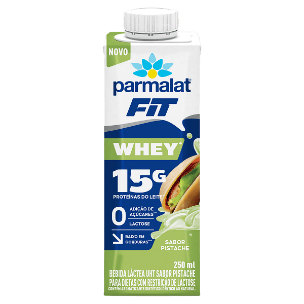 BEB LACTEA WHEY FIT ZERO PARMALAT PISTACHE 250ML