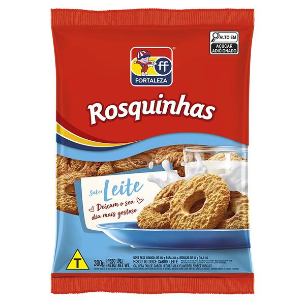 BISCOITO ROSQUINHA FORTALEZA DOCE LEITE 270G