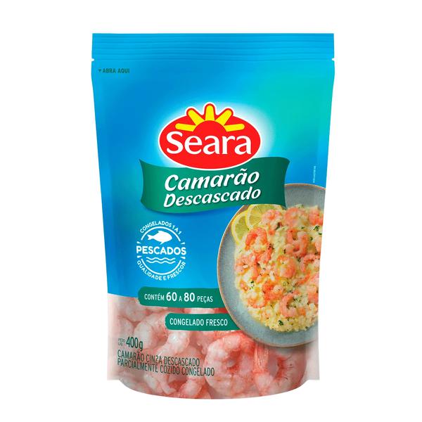 CAMARAO CINZA DESCASCADO SEARA C/ 60 A 80 PCT 400G