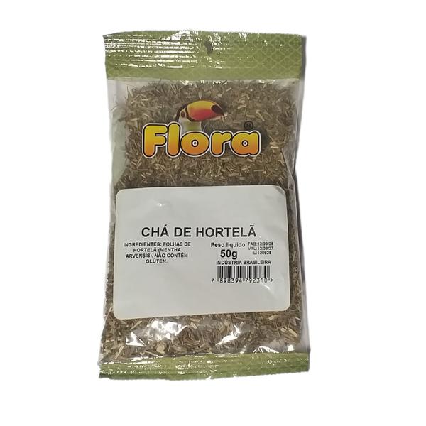 CHA DE HORTELA FLORA PCT 50G