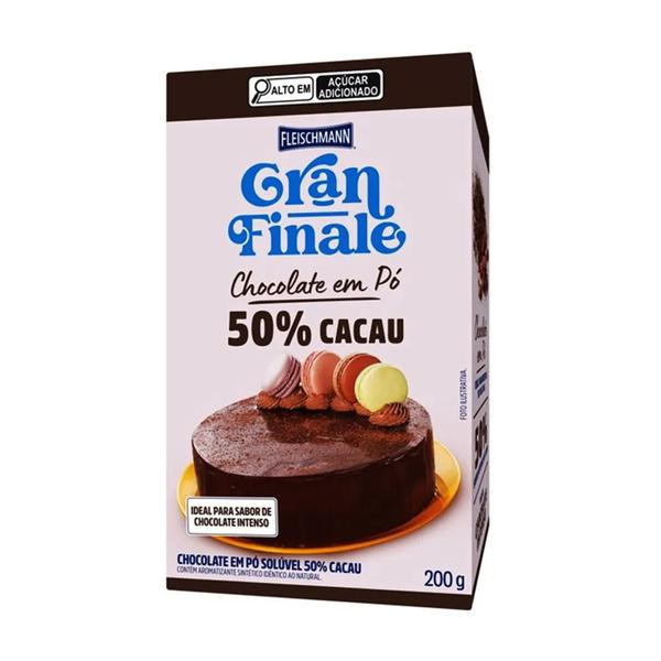 CHOCOLATE EM PO GRAN FINALE 50% CACAU 200G