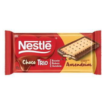 CHOCOLATE NESTLE CHOCOTRIO C/ PASTA DE AMENDOIM 90G