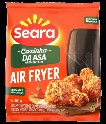 COXINHA DA ASA EMPANADA CROCANTE AIR FRYER SEARA 400G
