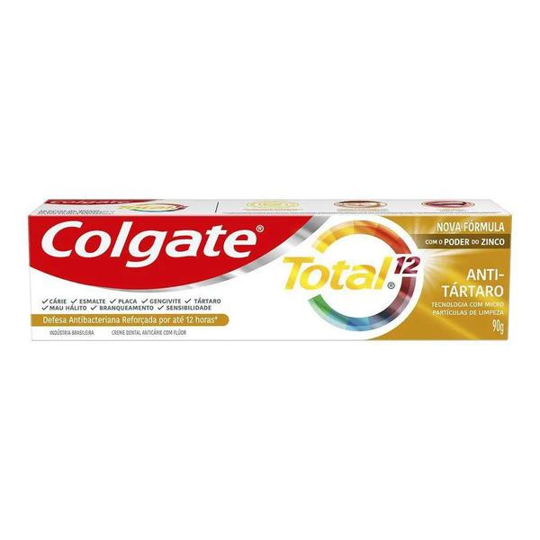 CREME DENTAL COLGATE TOTAL 12 ANTITARTARO 90G