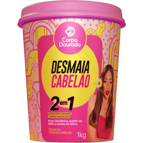 CREME PARA PENTEAR+HIDRATANTE 2EM1 DESMAIA CABELAO 1KG