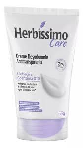 DESODORANTE HERBISSIMO BISNAGA LINHACA E COENZIMA Q10 55G