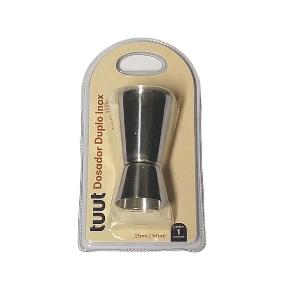 DOSADOR DUPLO INOX TUUT