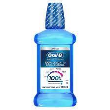 ENXAGUANTE BUCAL ORAL B 100% MENTA REFRESCANTE 500ML