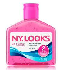 GEL NY LOOKS FIXACAO 2 ROSA 240G
