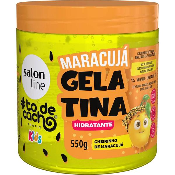 GELATINA CAPILAR SALON LINE MARACUJA 550G